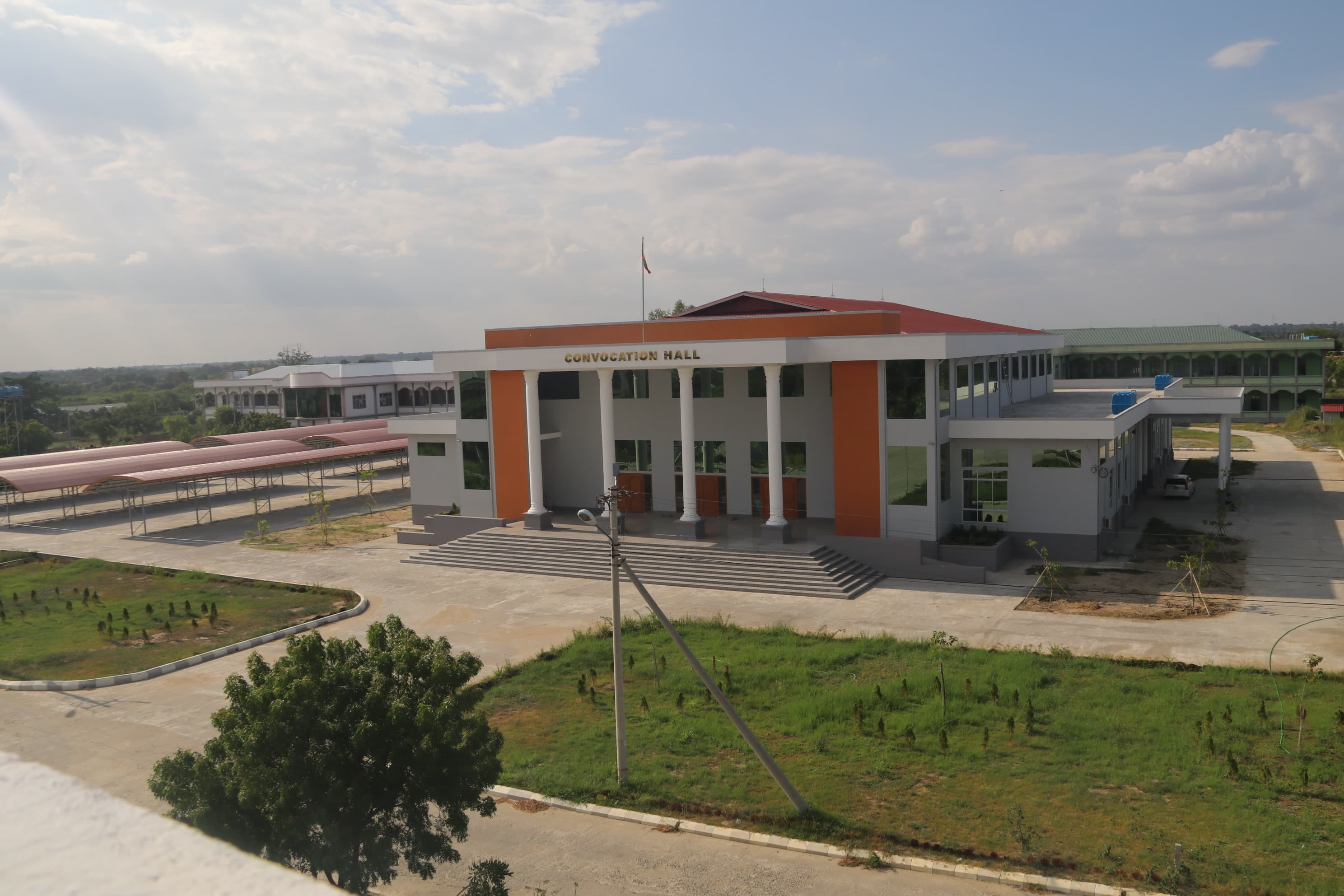 Sagaing University Campus Aerial View